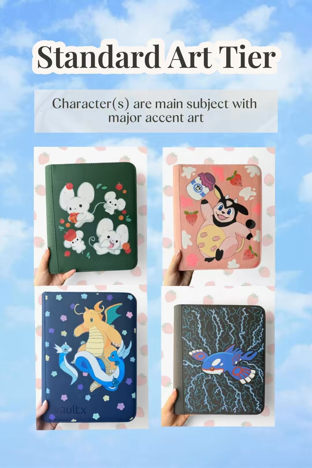 12 Pocket Brand Non-Specific Custom Binder (PLEASE READ DESCRIPTION)